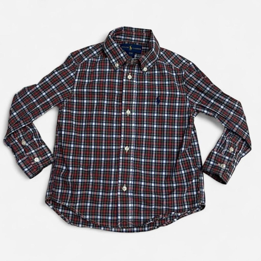 Ralph Lauren Preppy Plaid Button-Down Shirt